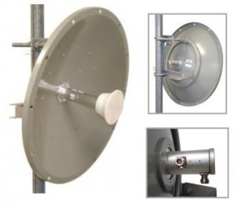 Antena 5Ghz Disco 28.5dbi Dupla Polarização